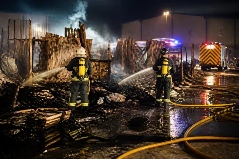 Un gran incendio en Palos arrasa 300 chabolas y sacude a la provincia de Huelva