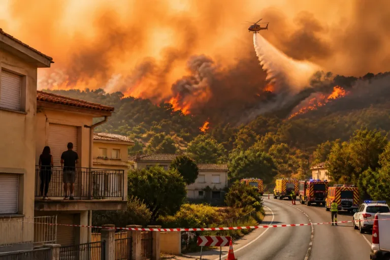 Un incendio en l'Anoia obliga a confinar a unas 33.000 personas y mantiene en alerta el Vallès