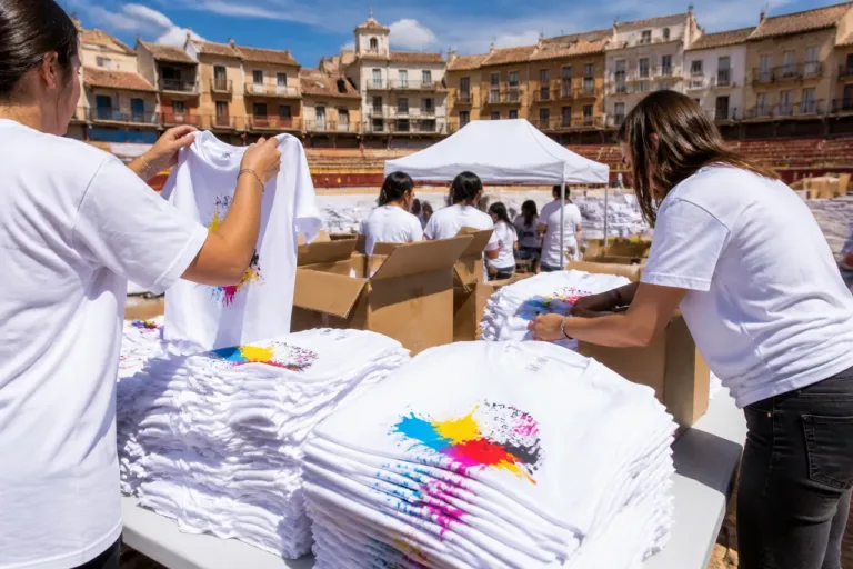 Una camiseta solidaria diseñada por una pintora toresana financiará investigación contra el cáncer