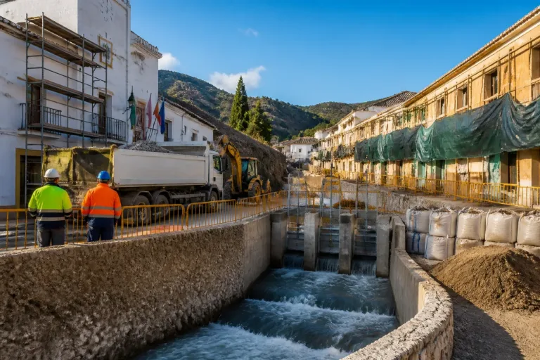 Valdepeñas de Jaén recibe 2,1 millones para reparar y blindar infraestructuras tras el tren de borrascas