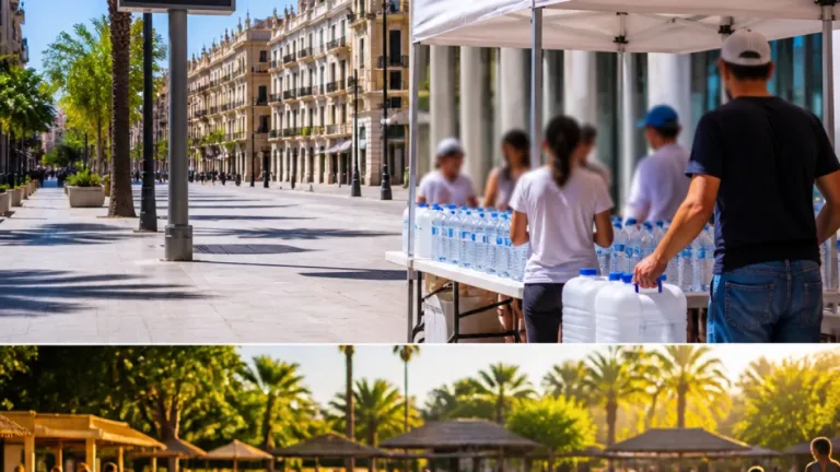 Valencia activa el aviso rojo de Aemet por riesgo de hasta 44 °C y toma medidas municipales