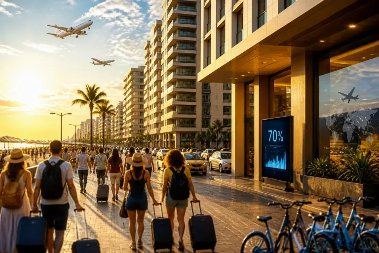 Valencia afronta julio con un 70 % de ocupación hotelera y mejores previsiones turísticas