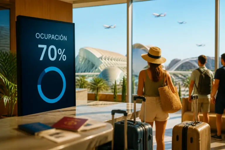 Valencia inicia el verano con más del 70% de reservas hoteleras y fuerte demanda internacional