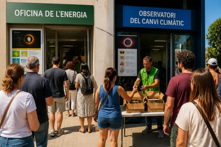 Valencia reparte gafas homologadas para ver con seguridad el eclipse del 12 de agosto