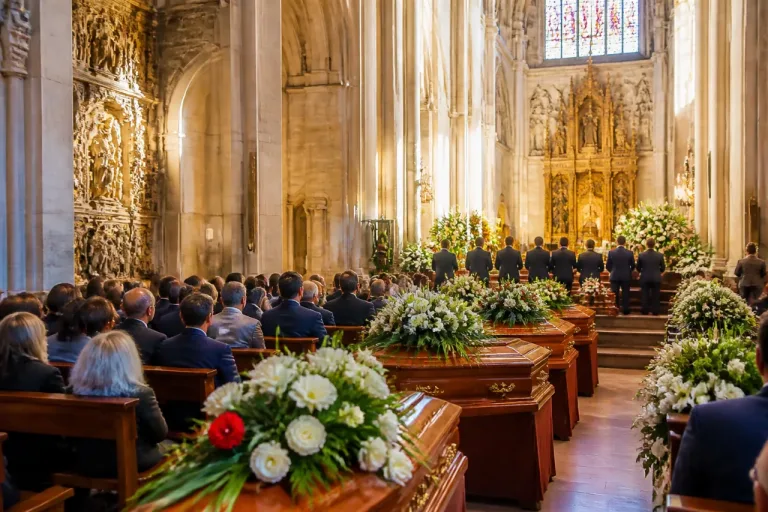 Valladolid despide en la Catedral a Iván Sanz y a su familia tras el accidente