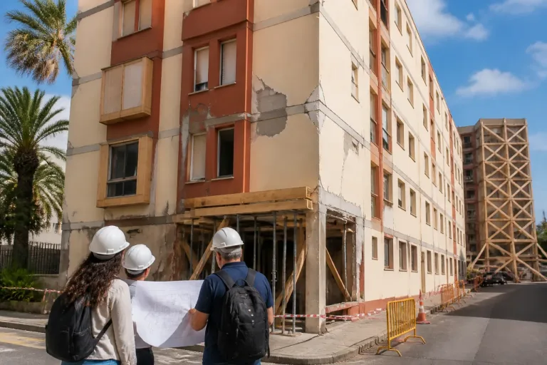 Vecinos del bloque 27 de Somosierra piden entrar en los ARRU ante daños estructurales