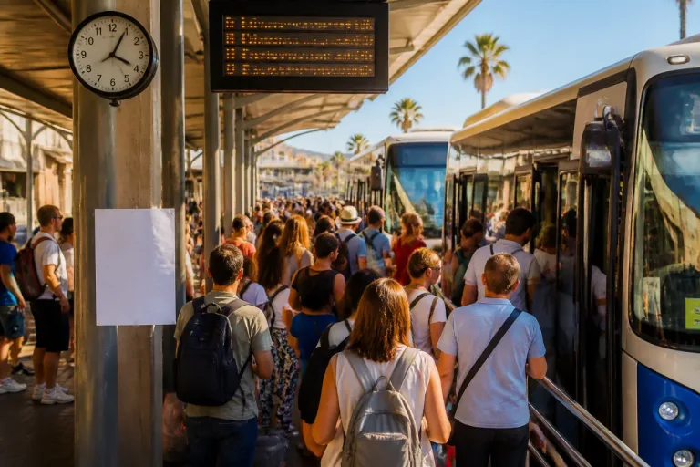 Vélez-Málaga reclama soluciones tras el colapso diario del transporte con Málaga
