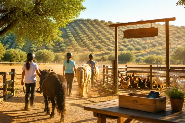 Verano sin pantallas en Jaén: una escuela ecuestre apuesta por naturaleza y animales