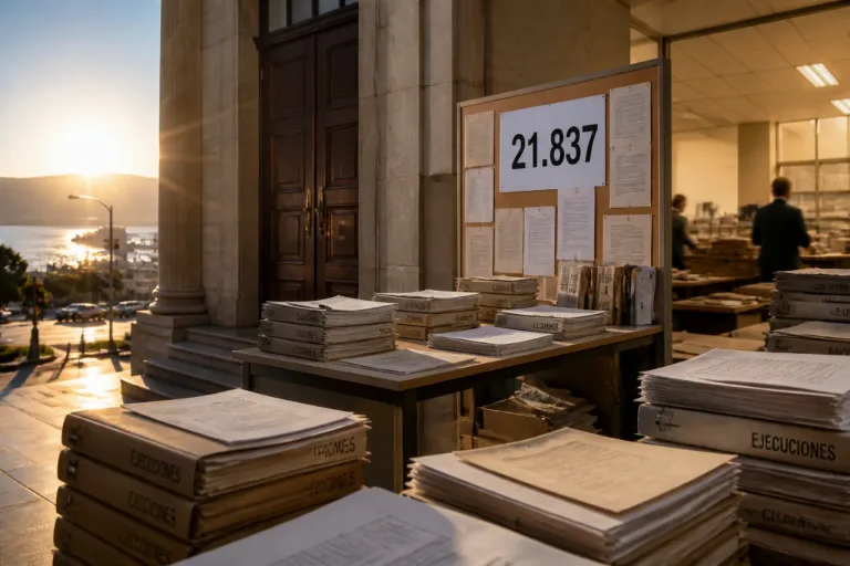 Vigo afronta un atasco judicial de 21.837 ejecuciones que retrasa pagos y desahucios