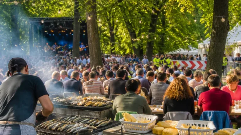 Vigo celebra en Teis la Festa da Sardiña con reparto de sardinas y verbenas