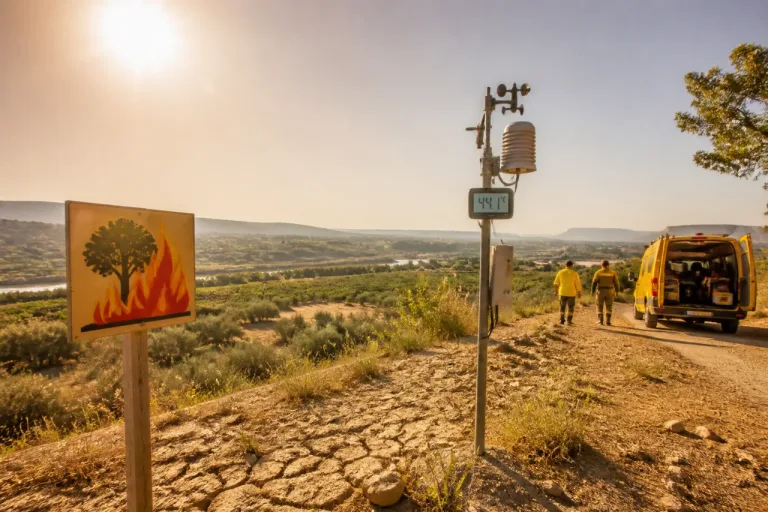 Vinebre alcanza 44,1 ºC y la ola de calor sitúa a siete municipios tarraconenses entre las máximas de Catalunya
