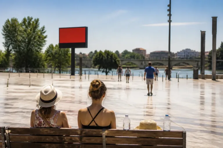 Zaragoza en alerta roja: AEMET advierte de máximas cercanas a 43ºC en la Ribera del Ebro